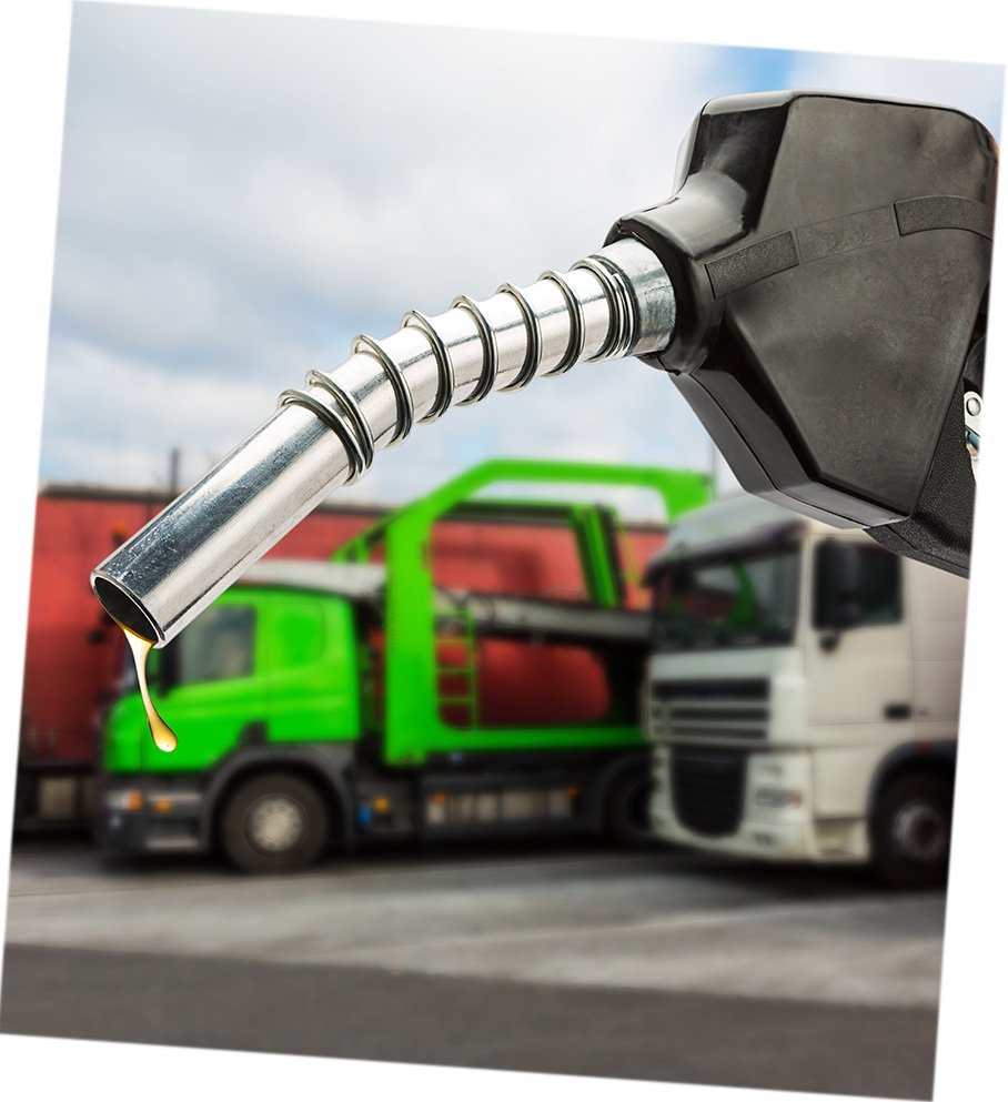 happy mechanic standing by car